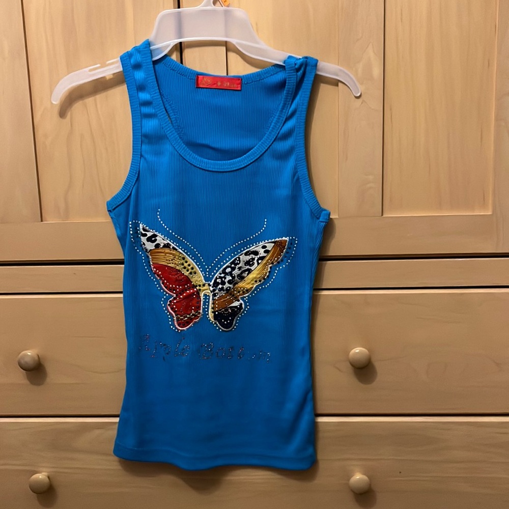 Vintage rare y2k apple bottom tank top